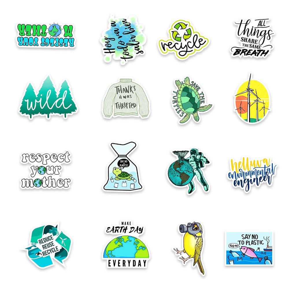 50 Eco-Friendly Graffiti Stickers for Cars, Motorcycles, Phones, and Skateboards