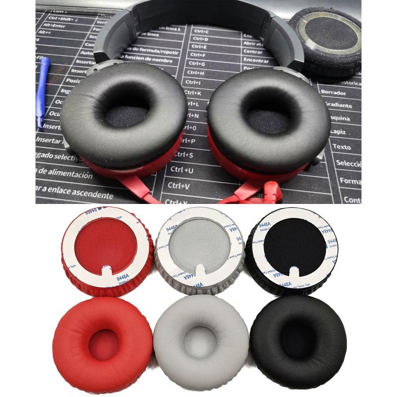 1 Pair Earpads Ear Pads Cushion Ear Sponge Covers Improved Comfort for MDR-XB550AP XB450AP XB650BT XB400