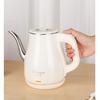 Genuine Long Spout Anti-Scald Electric Kettle - 304 Stainless Steel, Heat-Preserving, Durable, Ideal for Tea Brewing.