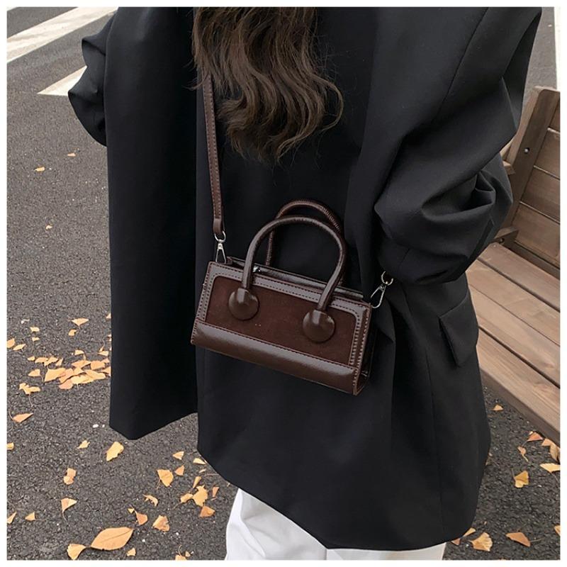 Beliebte Handtasche Damentasche Herbst und Winter neu retro Mode kleine quadratische Tasche hochwertig einzelne Schulter schräg Umhängetasche