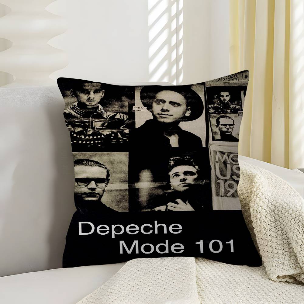 Depeche-Mode Singer Star Cushion Cover Polyester Sofa Cushions Decorative Throw Pillows Home Decoration Pillowcover