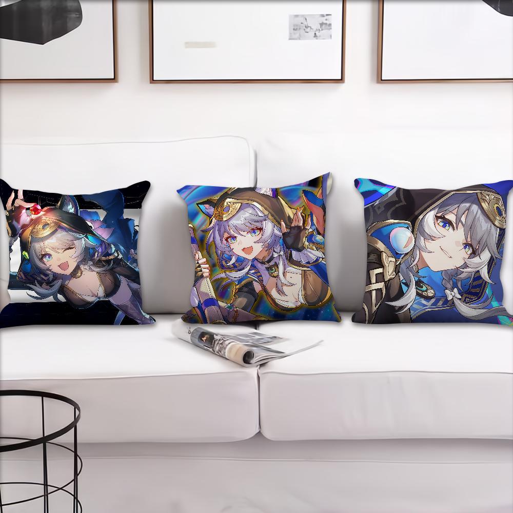 Game Cipher Game Honkai Star Rail Cushion Cover Pillow Cover Decoration Room Home Sofa Living Office Car Nordic Simplicity
