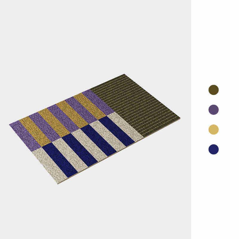 Wind Silk Ring Entrance Mat - Durable, Dust-Resistant, Non-Slip, High-End Feel Floor Mat for Home Entrances. 40x60cm (Cuttable, Non-slip)