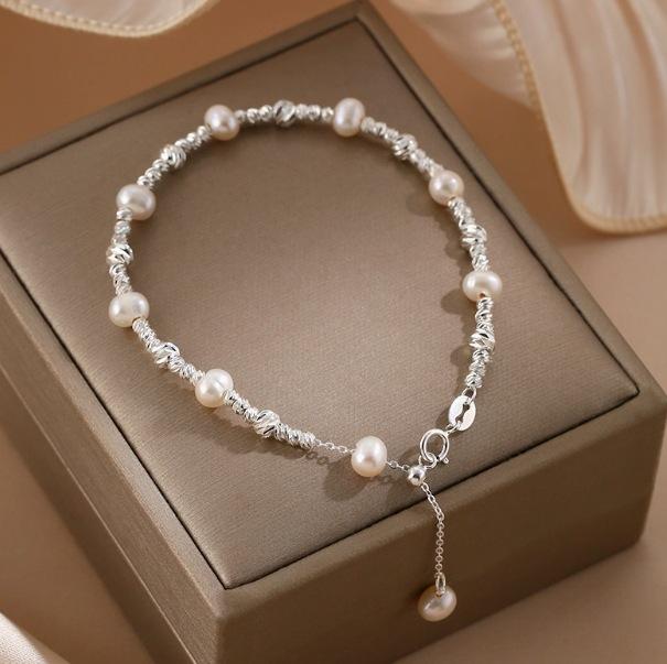 Gypsy natural pearl bracelet temperament simple splicing beaded jewelry popular exquisite bracelet