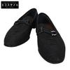[Excellent Condition] UG98726 Gancini Horsebit Loafers In Python Suede Shoes 9EE blackUsed