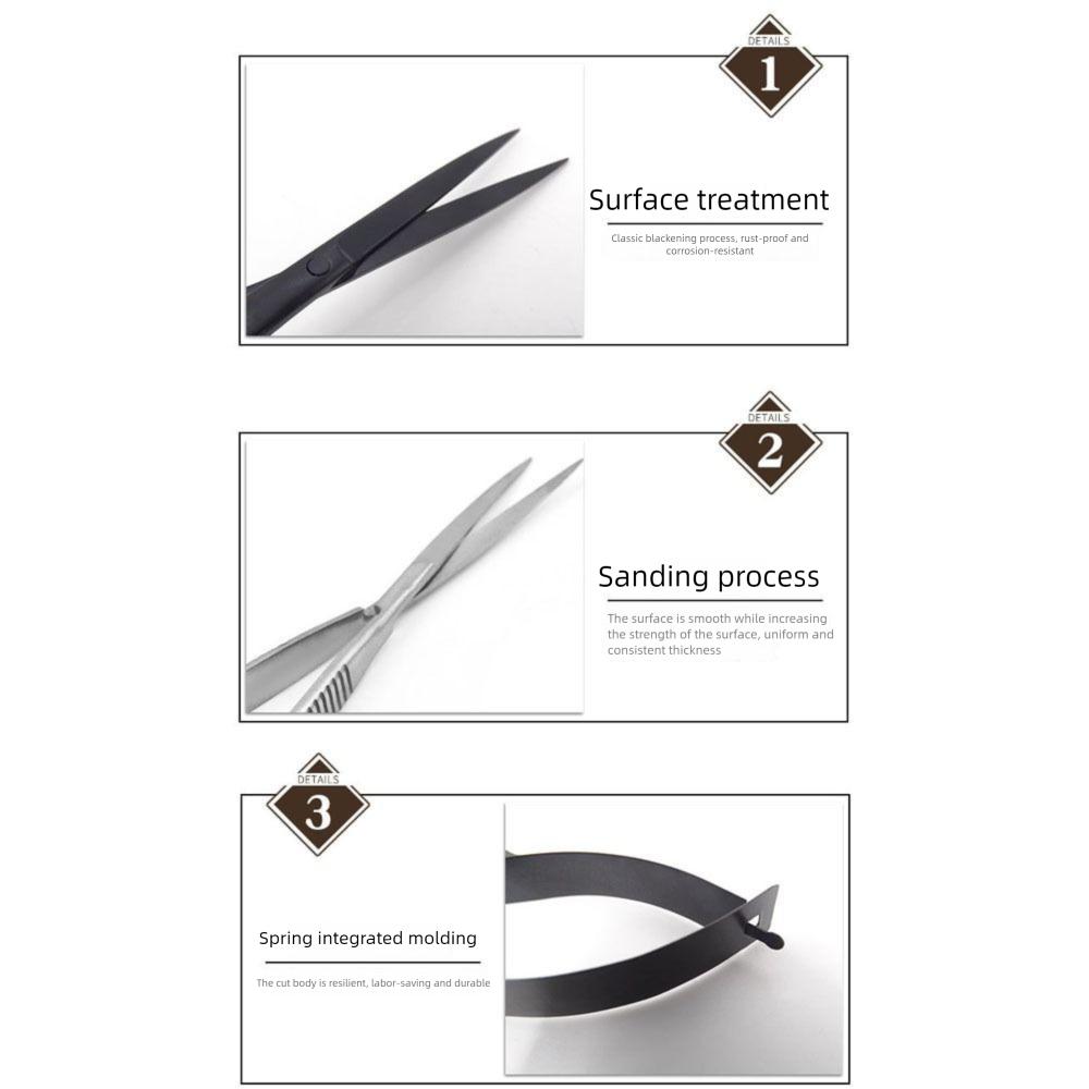 Curved Straight Spring Scissor Water Grass Shears Aquarium Scissor Stainless Cleaning Tool for Fish Tank Landscaping Accessories