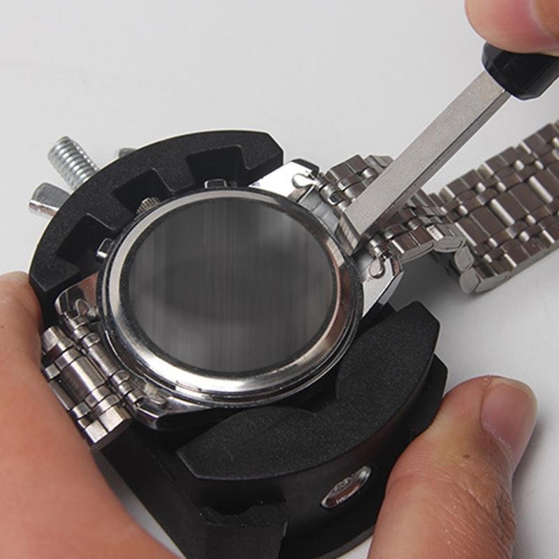 Professional Watch Repair Kit With Curved Pry Cutter And Flat Pry Cutter Sturdy Steel Tool Nonslip Grip For Watch Back Cover Removal