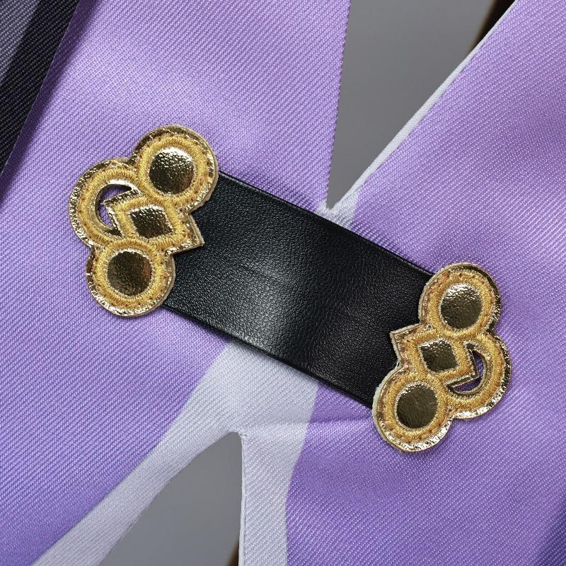 Herta Cosplay Kostümkleid 2025 Damen Anime Comic Animation Halloween Party Outfit mit Hut Perücke Schuhe Schleife