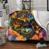 1PC Wolf Tapestry Blanket, Throw For Sofa, Bed, Travel, Camping, Livingroom, And Bed, Printing Blanket With Soft And Warm Fabric yy250918200