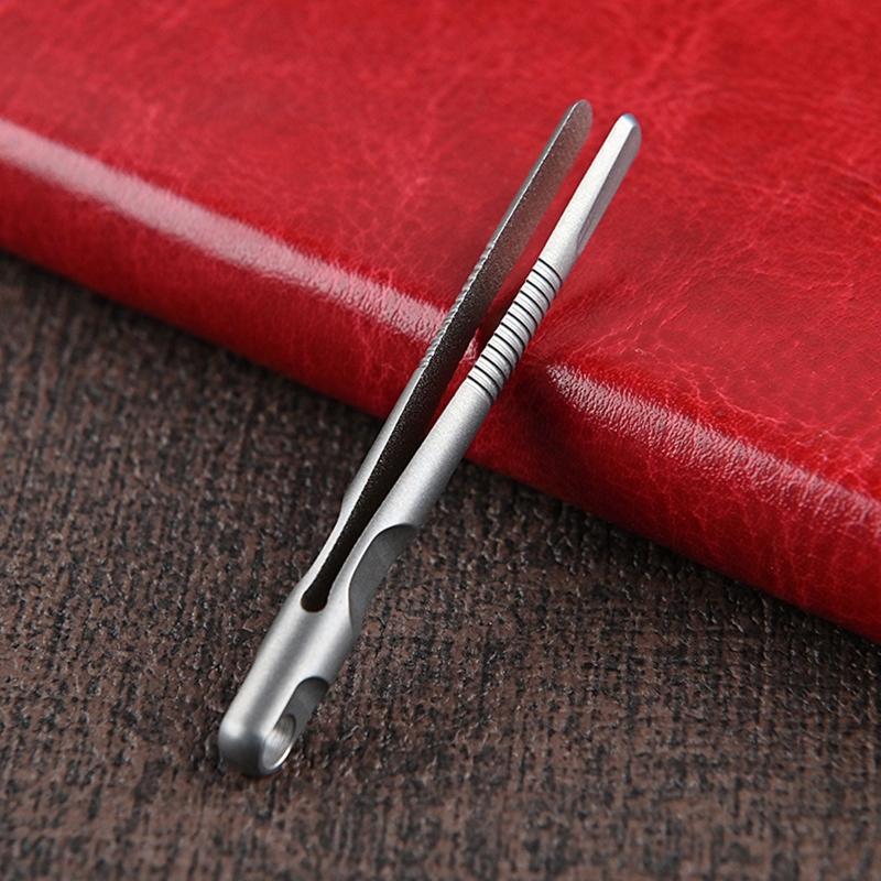 Portable TC4 Tweezers Mini Tweezers EDC Survival Tool for Titanium Alloy Tweezers for Outdoor Survival Camping Travel Hi