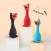 Vocalizing Latex Screaming Chicken Pet Toys, Durable Teething Latex Venting Chicken Pet Products