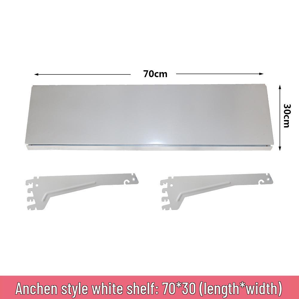 Anchen Style Gray White Thickened Display Rack Shelf Partition
