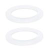 2 Pcs 51mm Silicone Steam Ring Replacement for Petrus PE3320 3606 Coffee Machine Grouphead Gasket