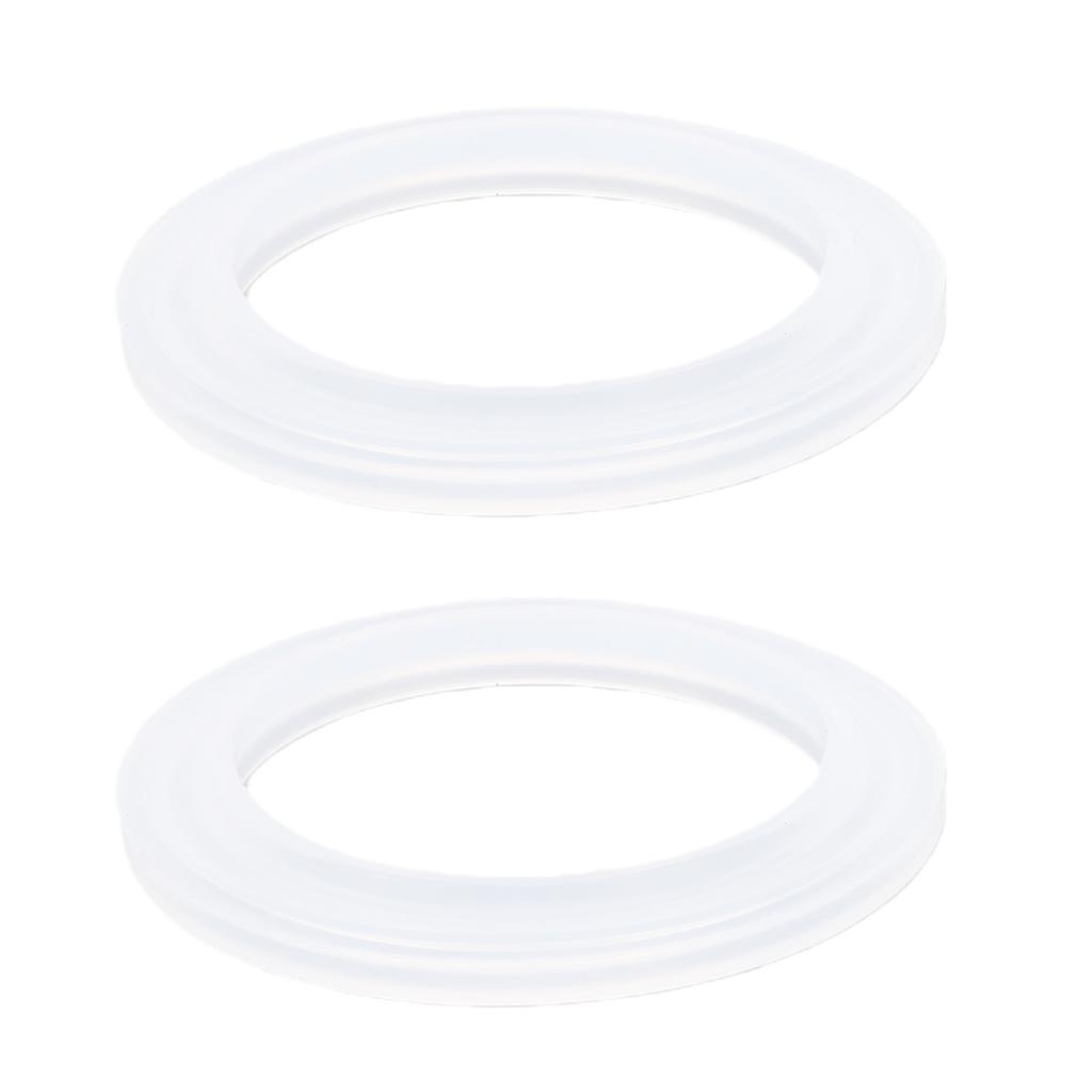 2 Pcs 51mm Silicone Steam Ring Replacement for Petrus PE3320 3606 Coffee Machine Grouphead Gasket