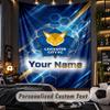 TapestryLeicester City Custom Name Text Personalized Wall Hanging Tapestry Home Wall Decor