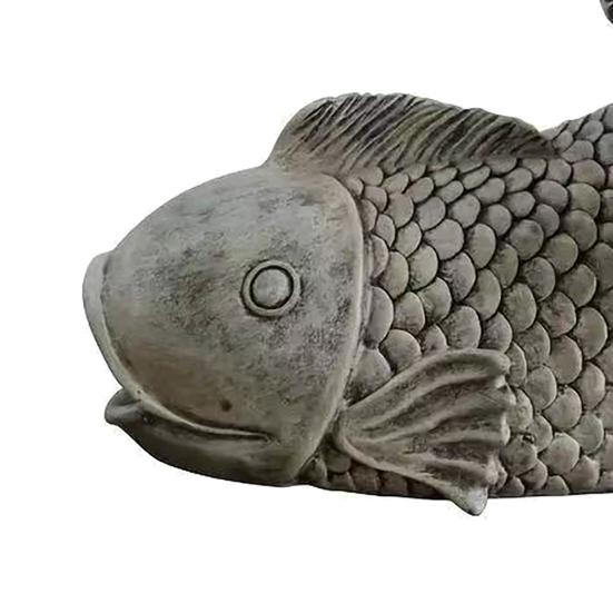Fish Shape Rainwater Diverter Decorative Gutter Downspout Statue Functional Outdoor Fish