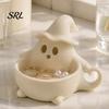 Decorative Storage Tray 3D Printed Halloween Ghost Bowl, Trick or Treat Snack Candy Serving Bowl Dish, Party Supplies Decor
