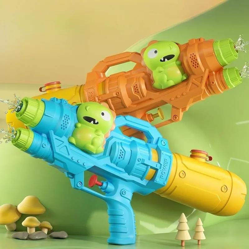 Toys Large duck dinosaur shark Portable Summer Absorbing High Pressure Water Gun Beach Outdoor Water Rifle Fight Adult Kids