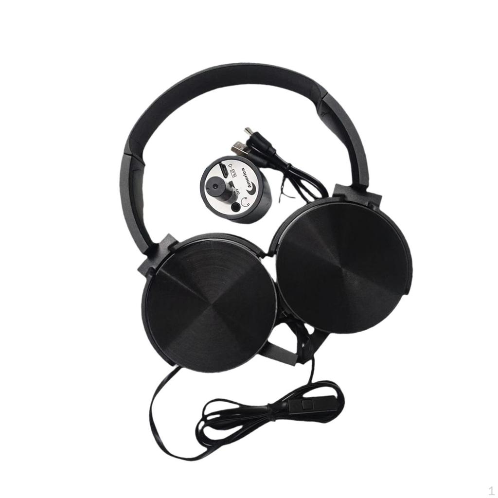 Underground Leaking Tester for Household Reducing Waste Pipeline Leak Detect White Earphone