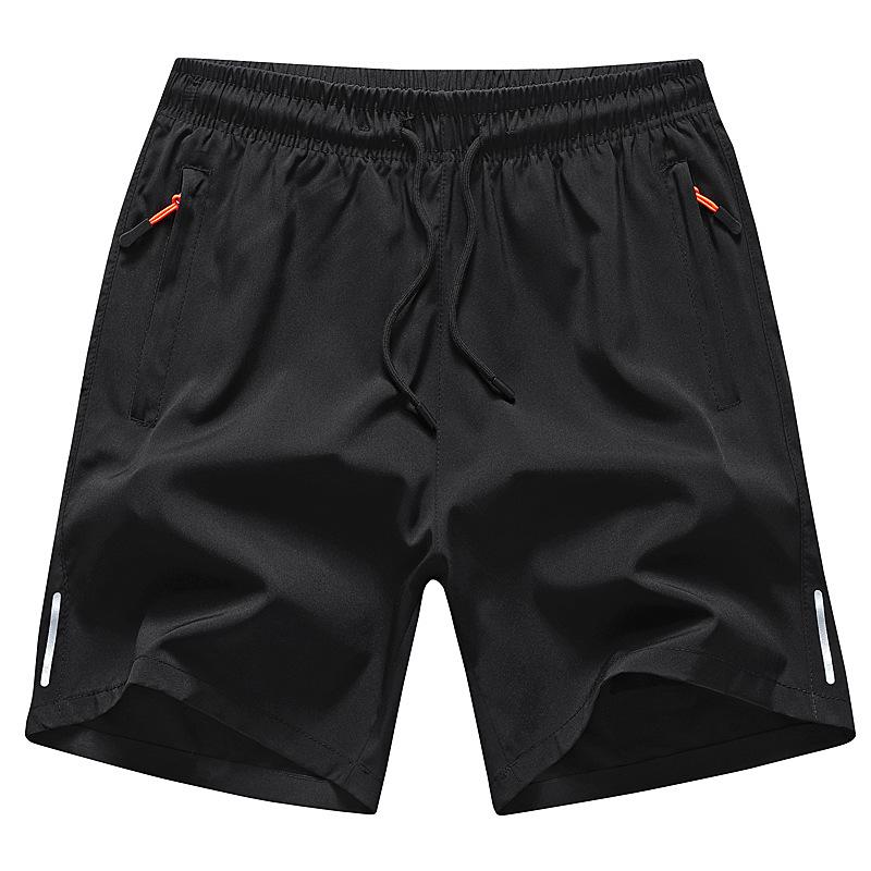 Male Loose Shorts Casual Men High Elastic Waist Pocket Wide Legs and Beachwear Holiday Short Pants