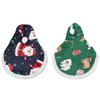 Pet Christmas Cape Hooded Dog Costume Winter Flannel Outfit Small Medium Large Dogs