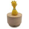 Mini Wooden Animal Carousel Music Box Cute Giraffe Ornament (Theme It's a Small World)