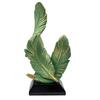 Elegant Resin Feathered Sculpture with Base Decoration For Living Room Entryway Ornament With Realistic Texture Gift