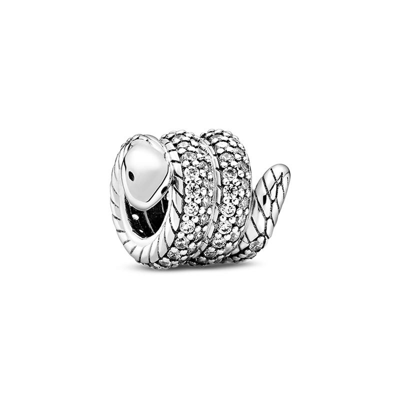 Pandora Sparkling Coiled Snake Charm 799099C01