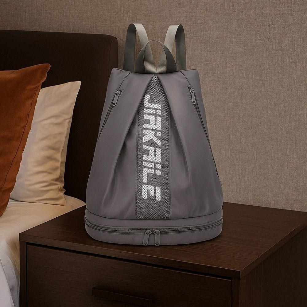 Portable Fitness Storage Pouch Large Capacity Nylon Sport Daypack Daily Gym Backpack  Couple