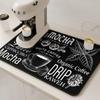 Large Coffee Machine Mat Absorbent Kitchen Dish Drying Mats Dry Drain Pad Tableware Non-slip Draining Placemat Home Decoration