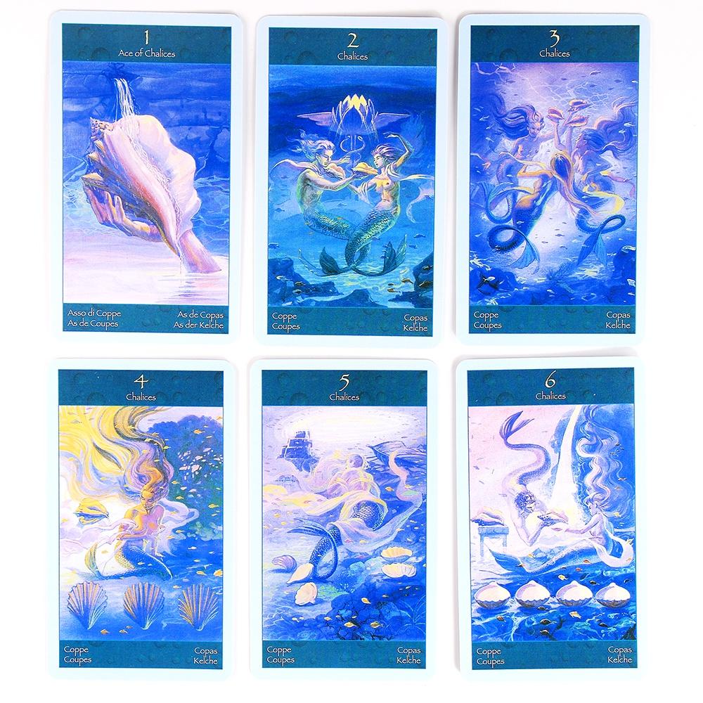Tarot of Mermaids Cards Deck PRISMA VISIONS TAROTCard Game 78 Cards