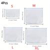 4Pcs Silicone Food Storage Bag Leakproof Reusable Stand Up Zip Shut Bag Cup Fresh Bag Food Storage Bag Fresh Wrap