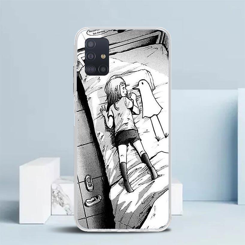 Oyasumi Punpun Soft Cover for Samsung Galaxy A12 A22 A32 A52 A72 A02S Phone Case Note 20 Ultra 10 S10 Plus A51 A71 A50S A20S A10