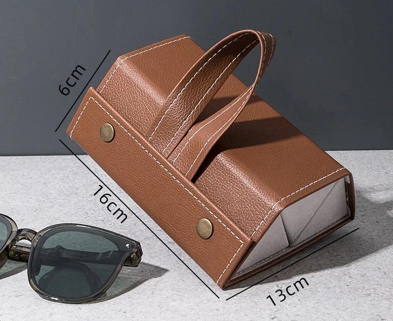 2/3/4/5/6 Grids Sunglasses Organizer Travel Storage Box for Glasses Portable Foldable Wall Hanging Display Case Eyewear Holder