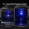 1/4/10 PCS Mini USB LED Atmosphere Light Car Interior Ambient Decorative Lighting Neon Styling Night Light White Red Blue