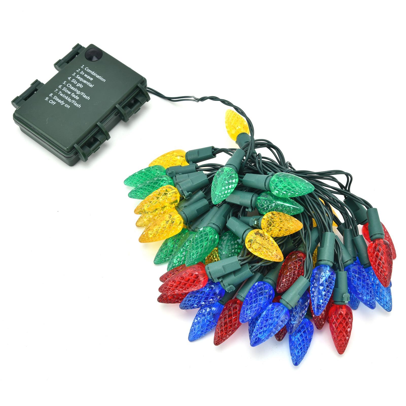 

5m 16.4ft LED Copper Wire Light String Strawberry Shaped String Lights Battery Operated Decorative Lamp String for Room