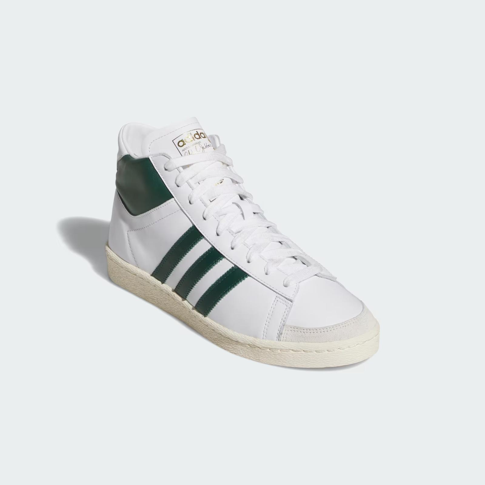 JI3444 adidas Originals Jabbar Hi Cloud White Collegiate Green Off White (Men s) 9