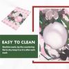 Good-4PCS Xmas Trees Snow Pink Christmas Placemats Winter Table Mats For Kitchen Dining Decoration