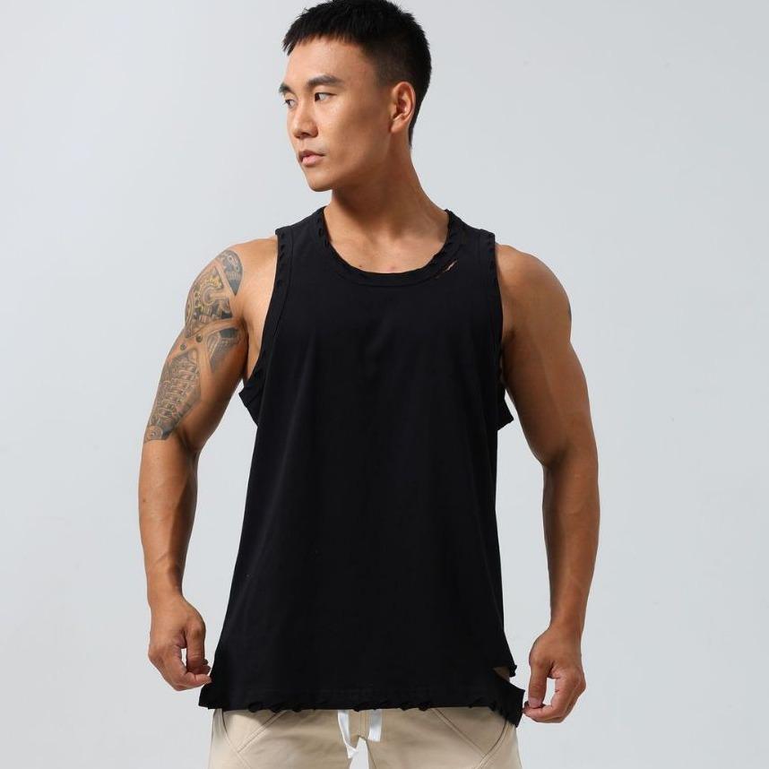 Men's Quick-Drying Stretch Basketball Vest for Summer Fitness & Outdoor Running