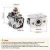 Carburetor Parts Zinc Alloy 12-803 12-804 Fuel Pressure Regulator for Holley Edelbrock 3/8in NPT Port