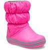 Crocs Winter Puff Electric 15cm Boots, Kids, Pink/Light Gray,