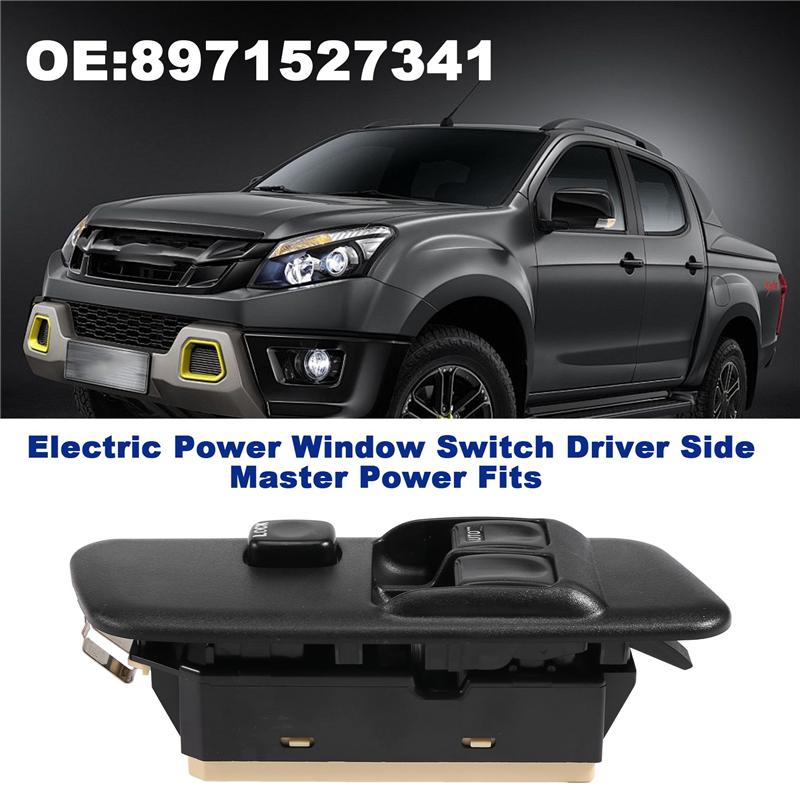M63K-High Quality Electric Power Window Switch Driver Side Master Power Window Switch Fits For Isuzu 8971527341