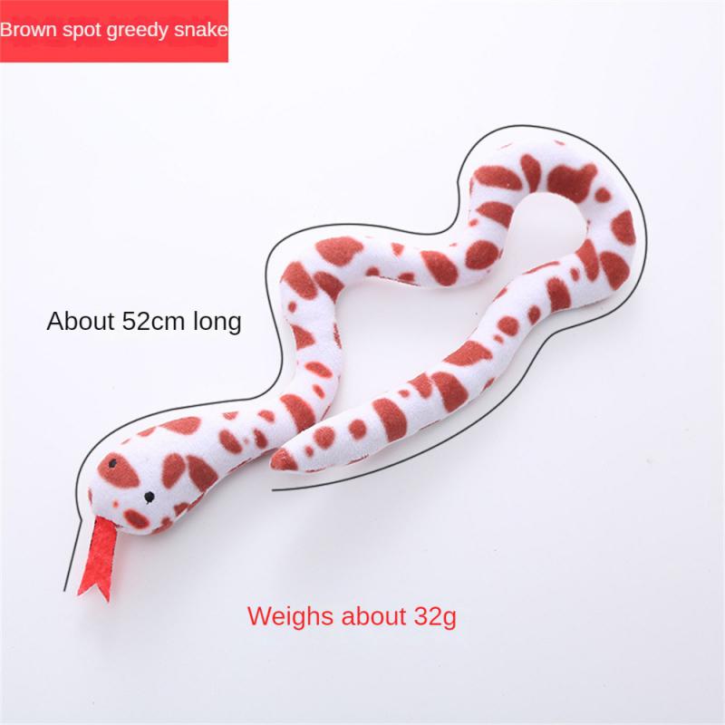 Маленькая интерактивная игрушка для кошек в форме змеи, устойчивая к укусам, с добавлением кошачьей мяты внутри, мягкая игрушка в форме змеи, вес 32 г, товары для кошек, аксессуары для домашних животных