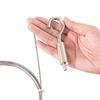 1 Pcs Lifting Code Suitable For Light Panels Adjustable Hanging Clothesline Fixed Guardrail Lock Wire Rope Spring Hook