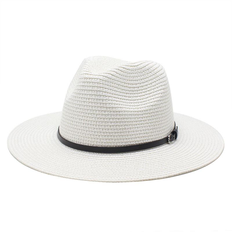 Summer Foldable Wide Brim Straw Hat For Men And Women With Sun Protection And Breathable Design For Beach And Outdoor Activities