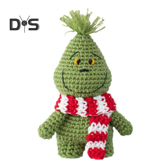 Christmas Crochet Kit Crochet Starter Kit with Step-by-Step Video Tutorials Santa Claus Nutcracker Green Elf Knitting Set for Beginners