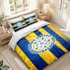 Bedding Set 1 Duvet Cover 2 Pillowcases Leeds United Print Bedroom Home Decoration