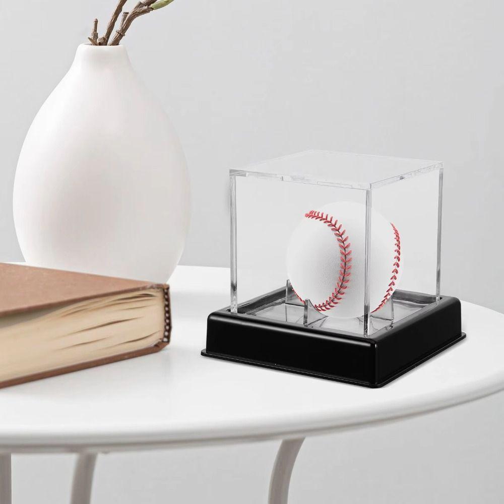Dustproof Baseball Box Acrylic Storage Box Baseball Softball Baseball Display Case  Golf Tennis