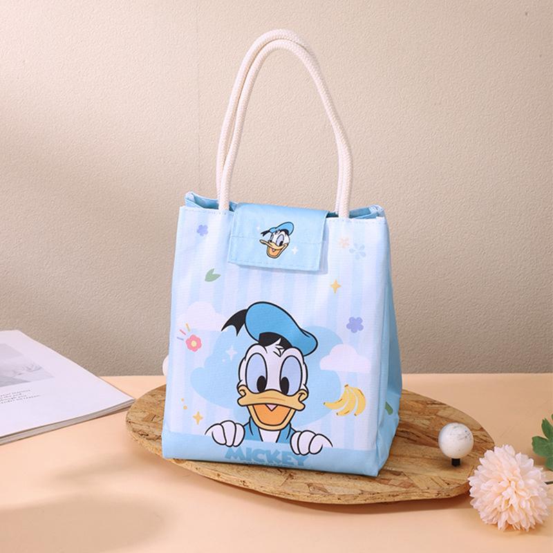 Disney Mickey Serie Geïsoleerde Cartoon Tas Draagbare Lunchtas voor School – Leuke Verdikte Thermische Tas voor Kamperen