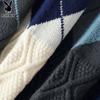 Playboy Men's Casual Thick Knit Pullover Sweater